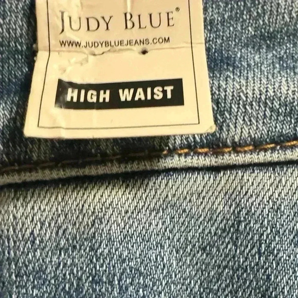 New Judy Blue 90’s Straight High Rise Jeans Size 30 - Picture 5 of 7